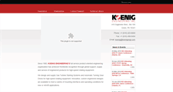Desktop Screenshot of koenigengr.com