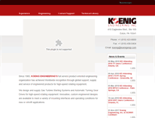 Tablet Screenshot of koenigengr.com